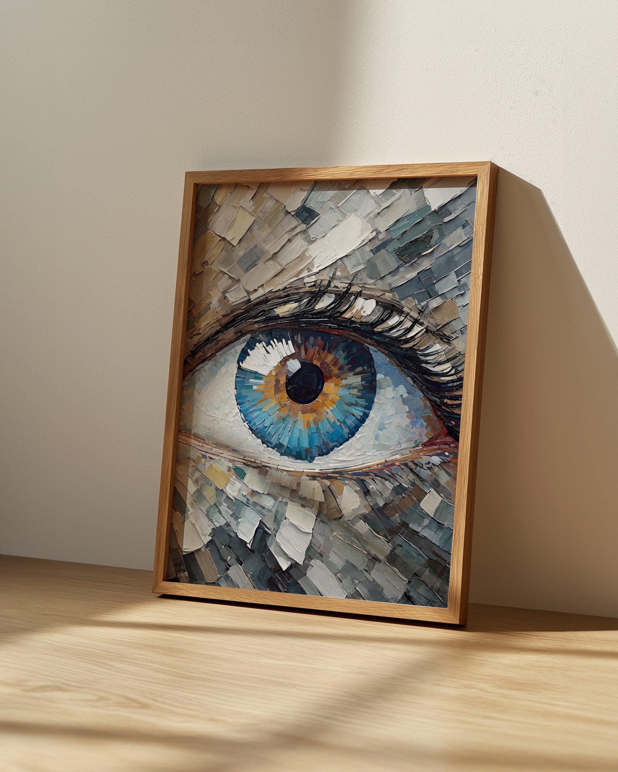 Mosaic Eye-psoter-wall_art-decor-The Poster Square