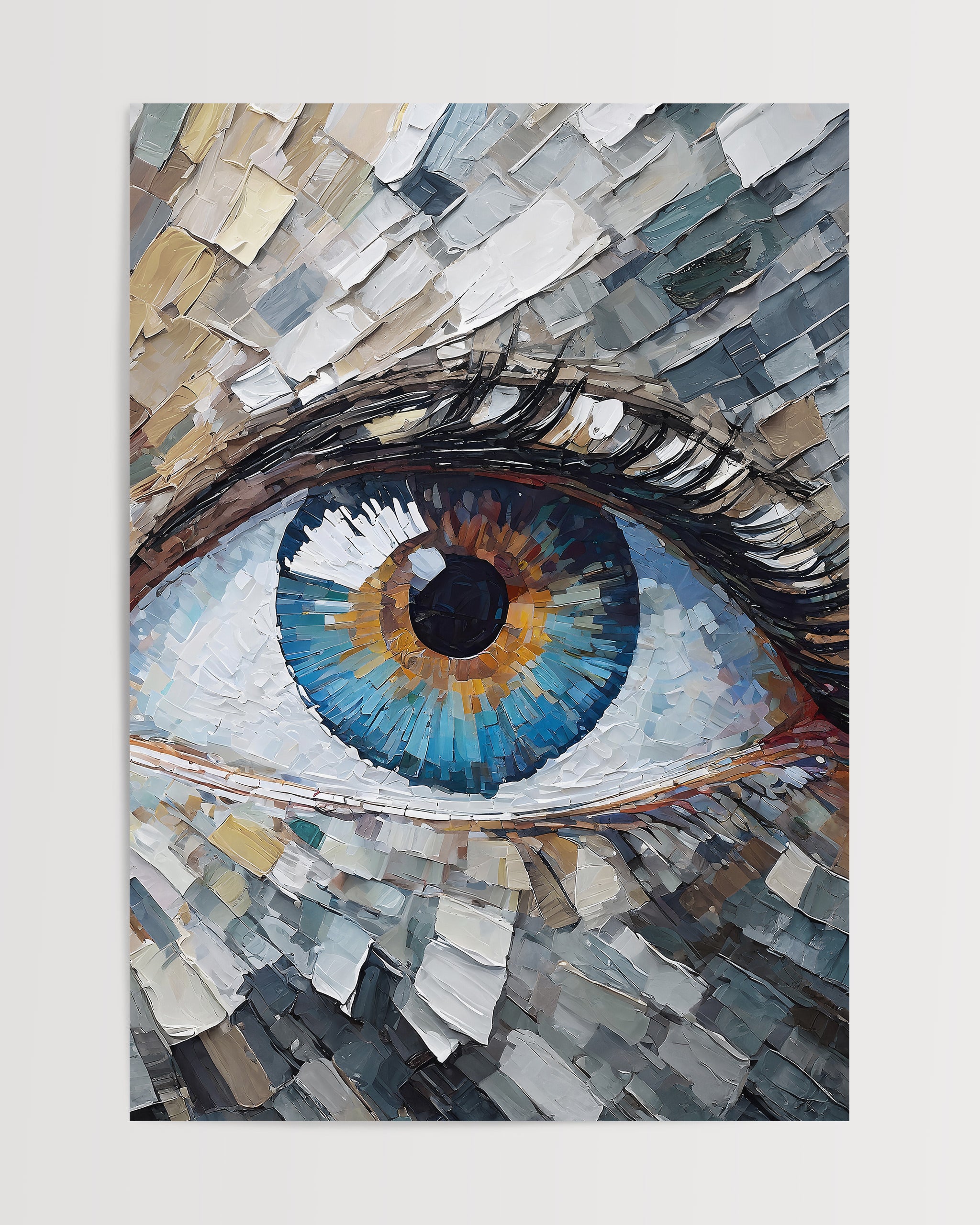 Mosaic Eye-psoter-wall_art-decor-The Poster Square