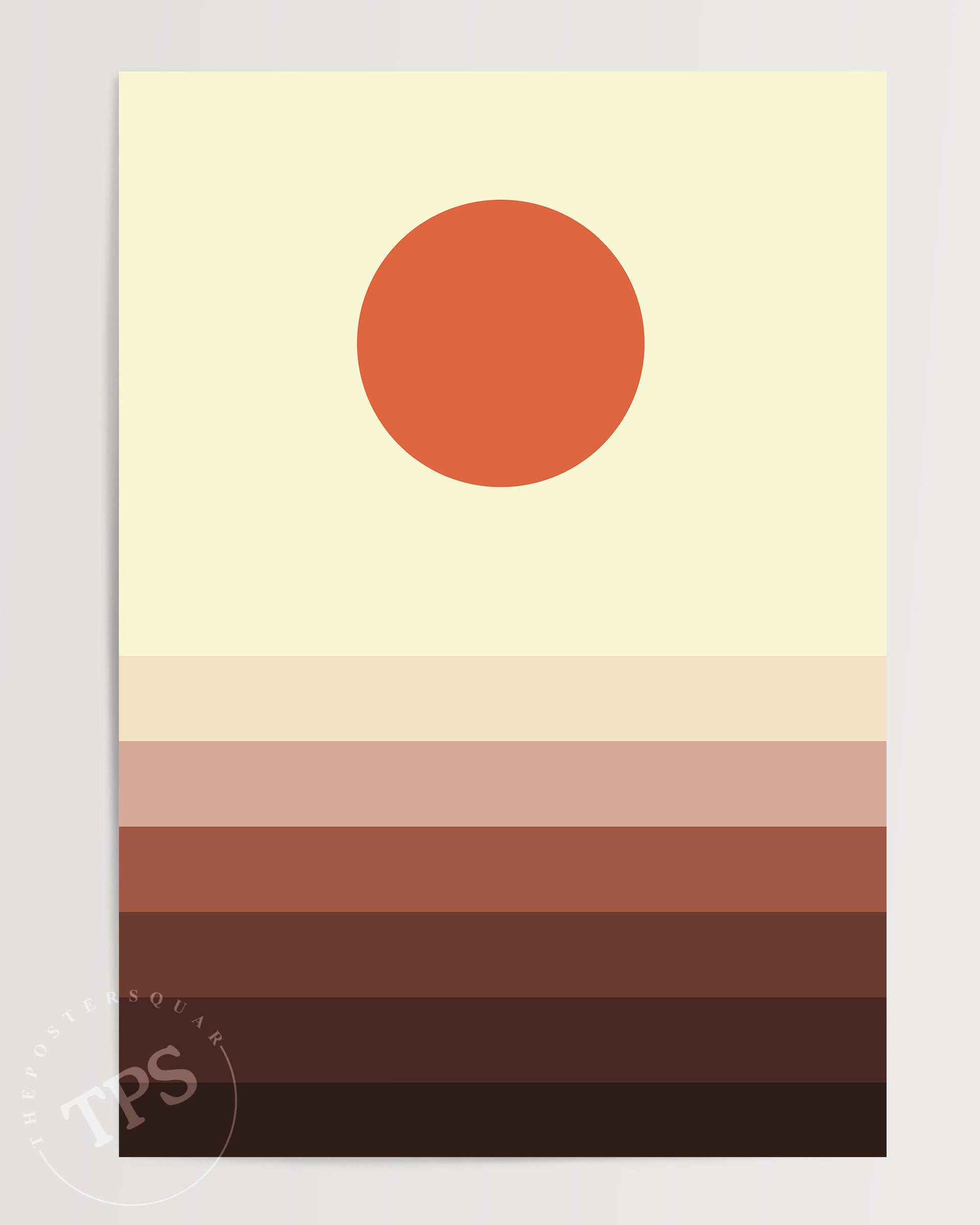 Sundown Calm The Poster Square