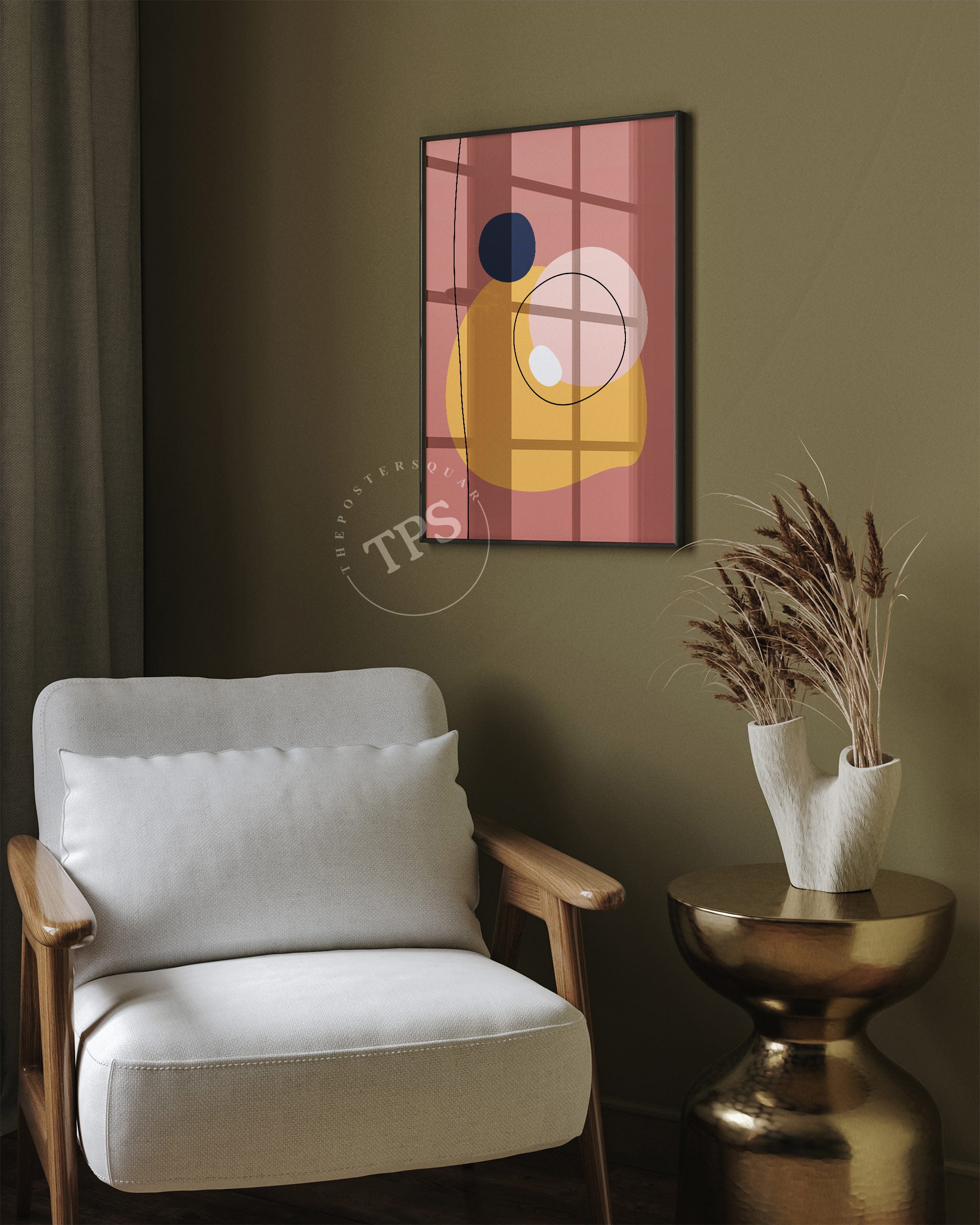 Minimalistic Abstract N4 The Poster Square