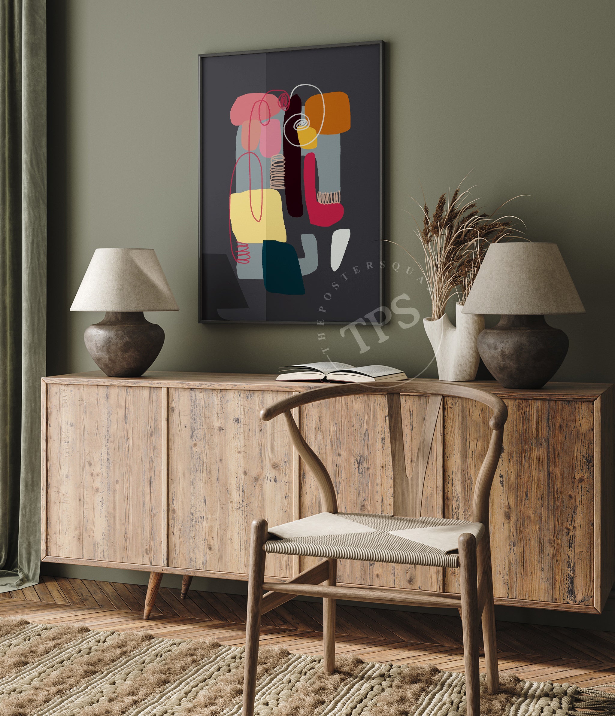 Midnight Palette N2 The Poster Square