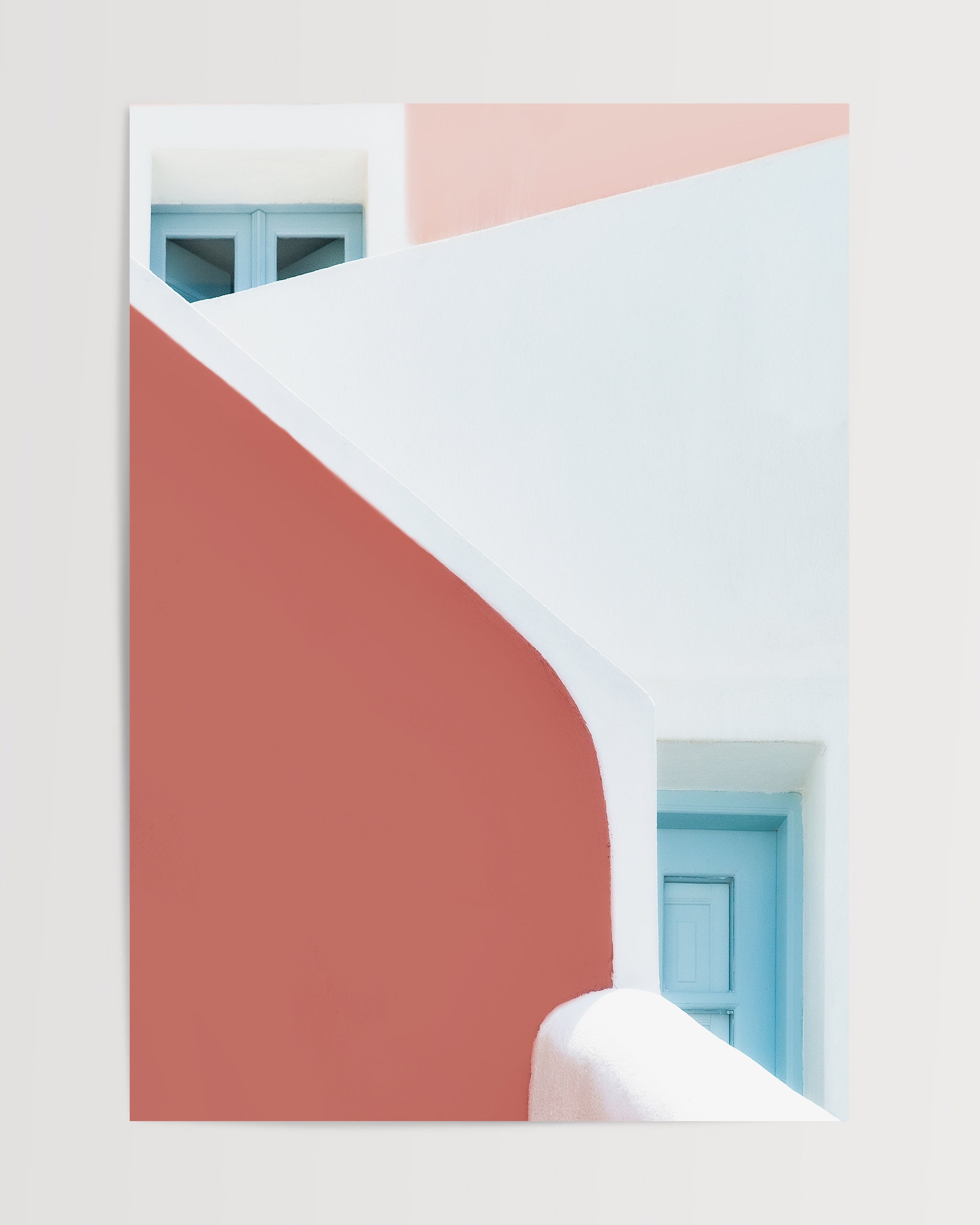 Minimalist Pastel Architecture-psoter-wall_art-decor-The Poster Square