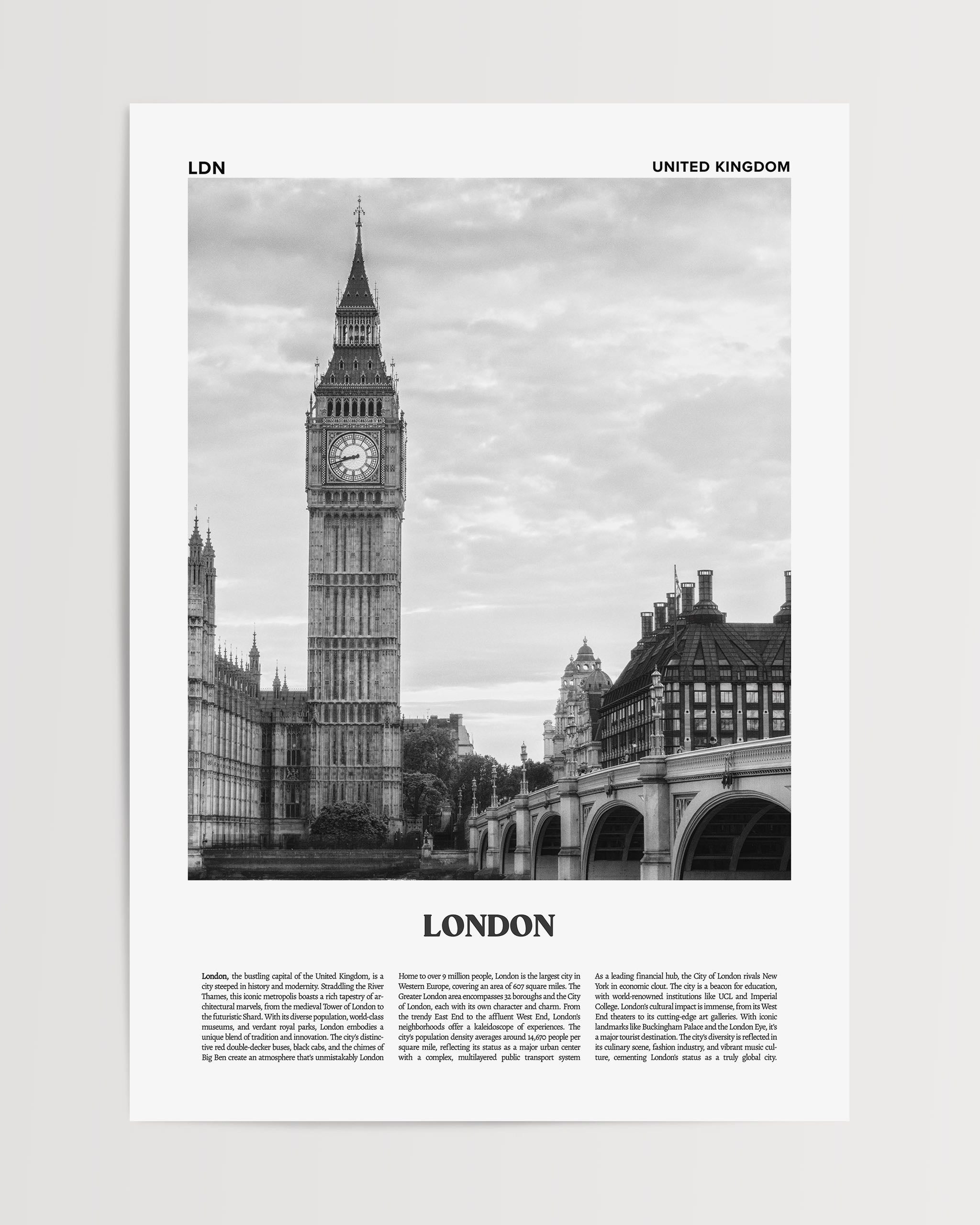 London No.3-psoter-wall_art-decor-The Poster Square