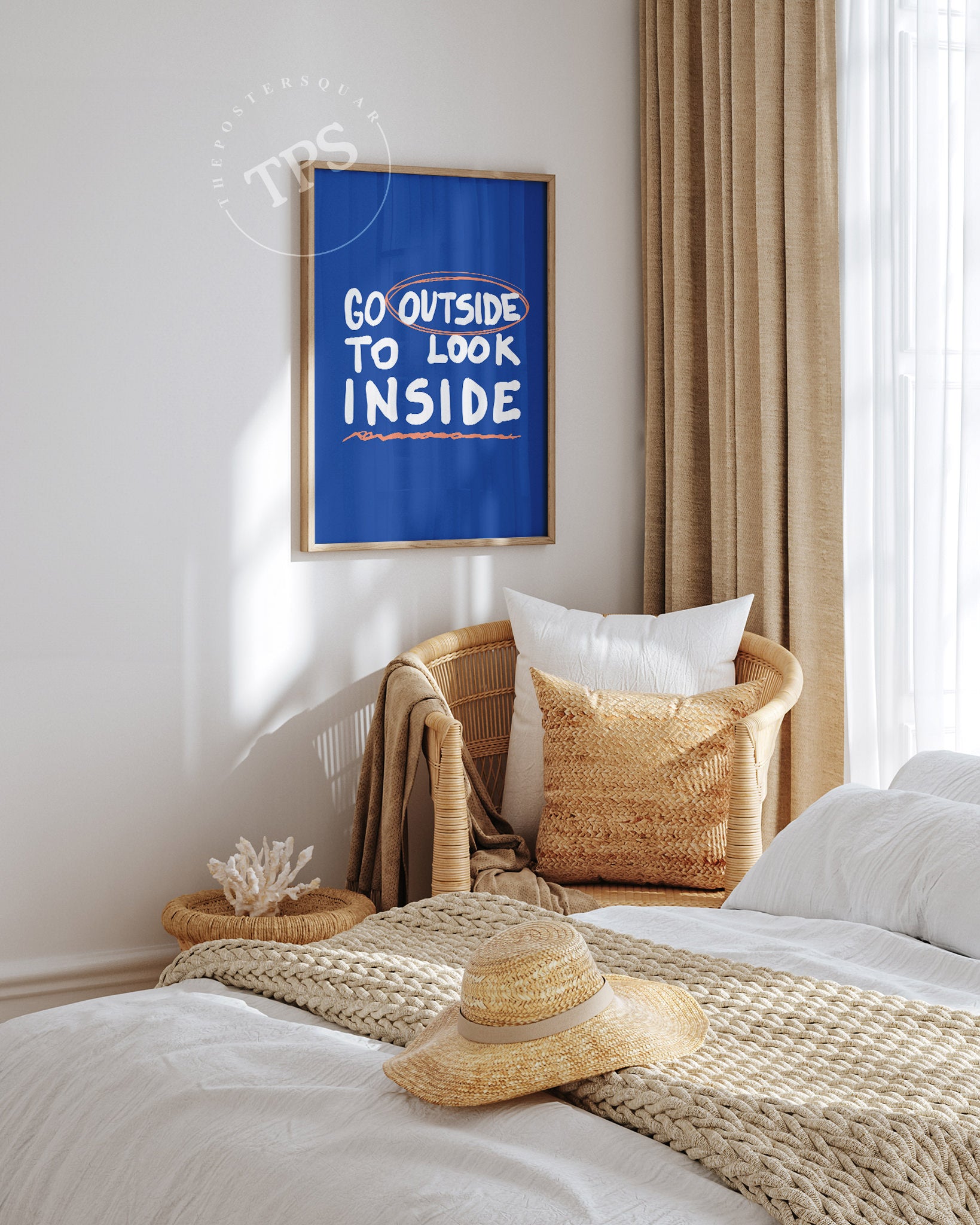 Go Outside To Look Inside The Poster Square