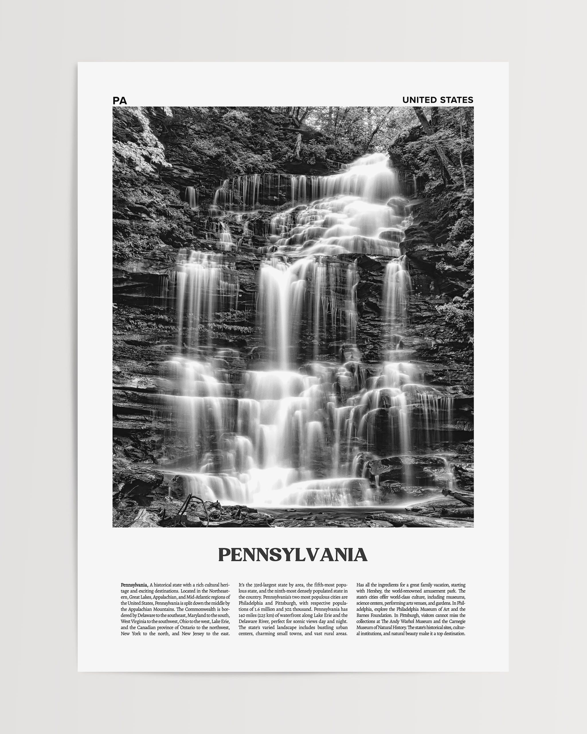 Pennsylvania No.2-psoter-wall_art-decor-The Poster Square