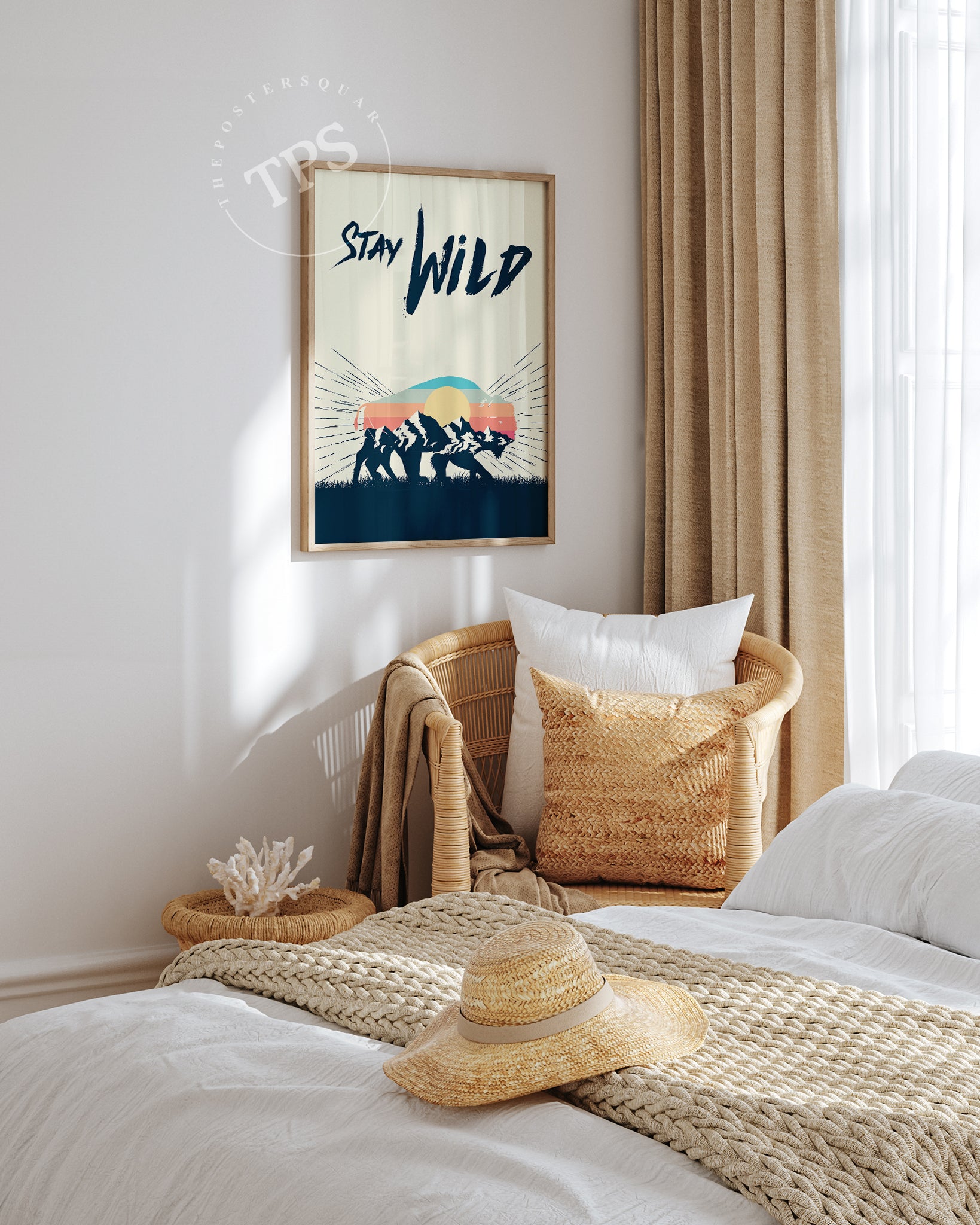 Stay Wild N1 The Poster Square