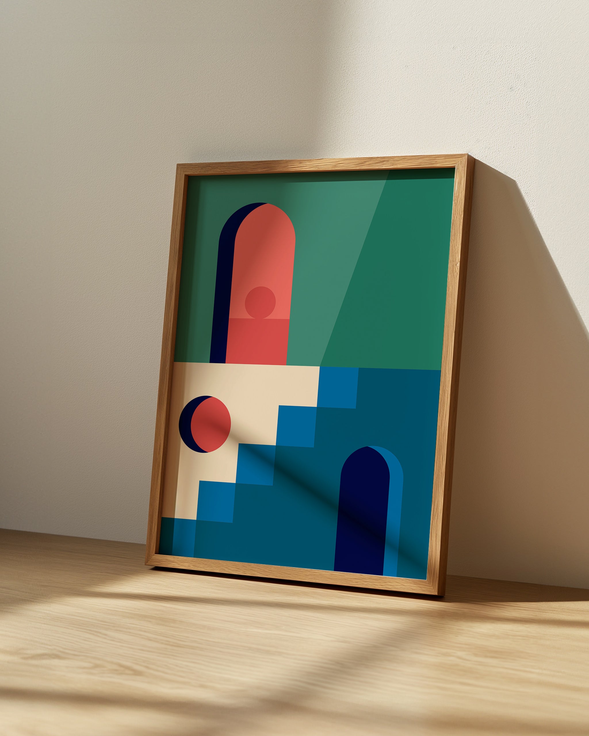 Cubist Architecture No.3-psoter-wall_art-decor-The Poster Square