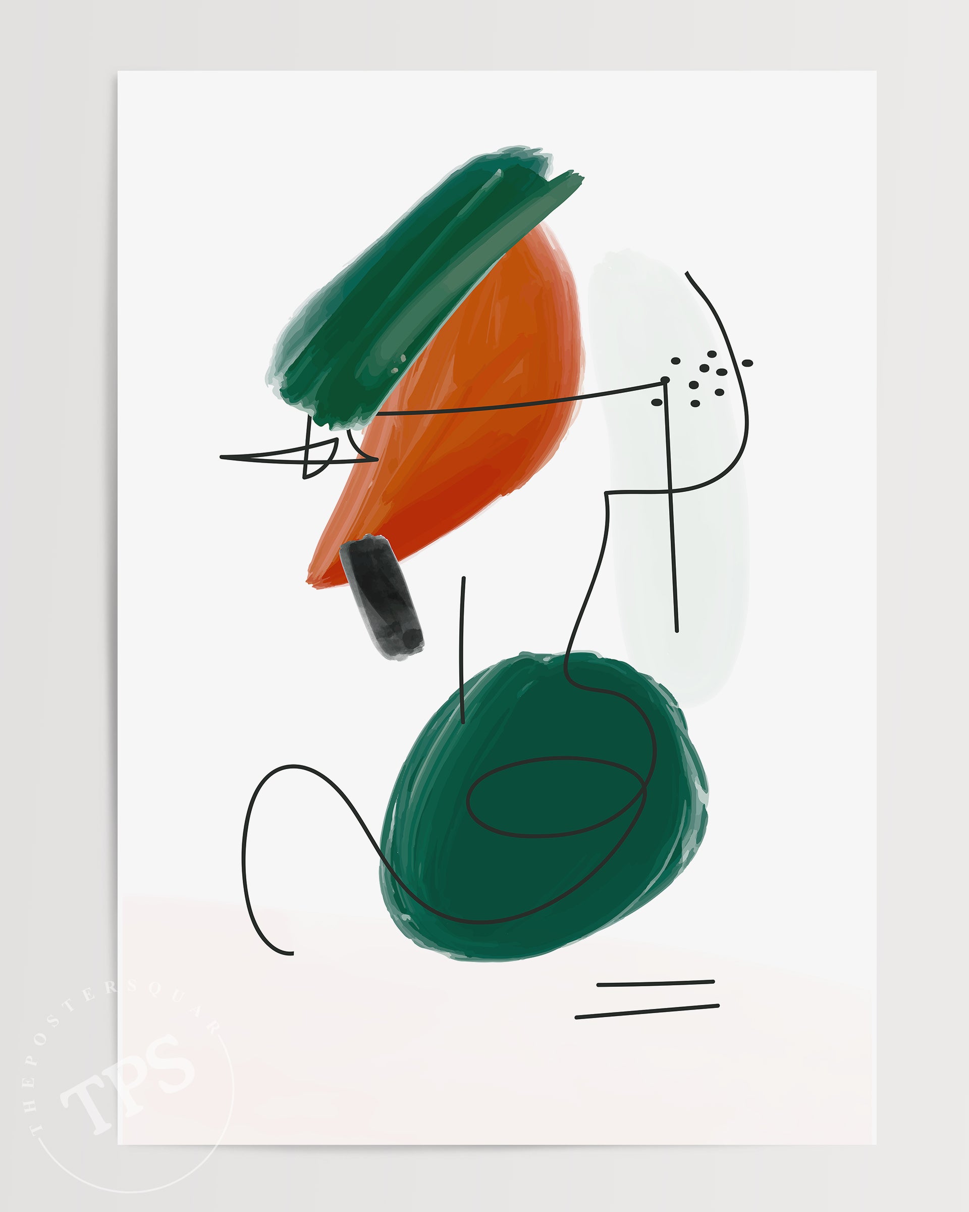 Minimalistic Abstract N9 The Poster Square