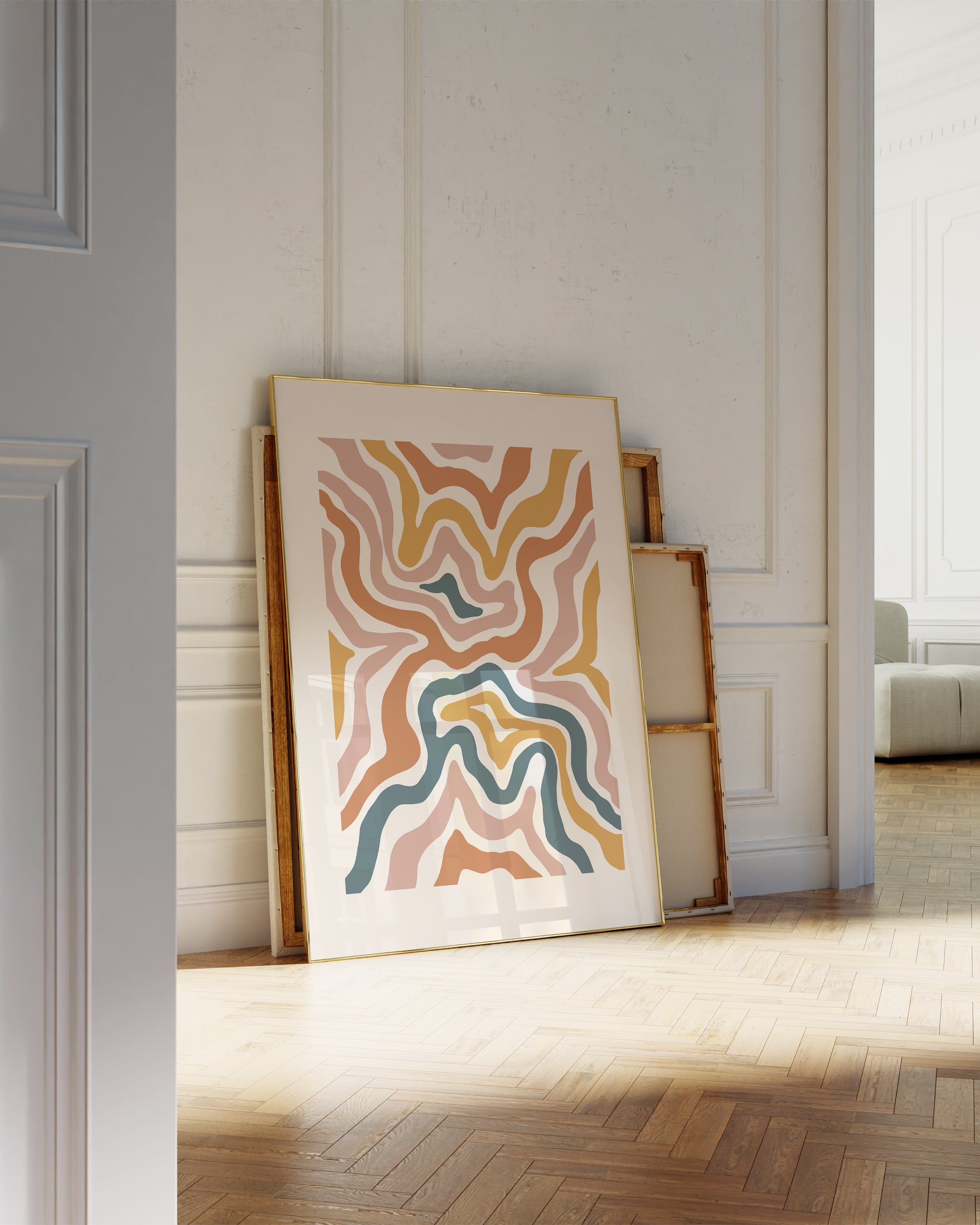 Rhythmic Hues Abstract-psoter-wall_art-decor-The Poster Square