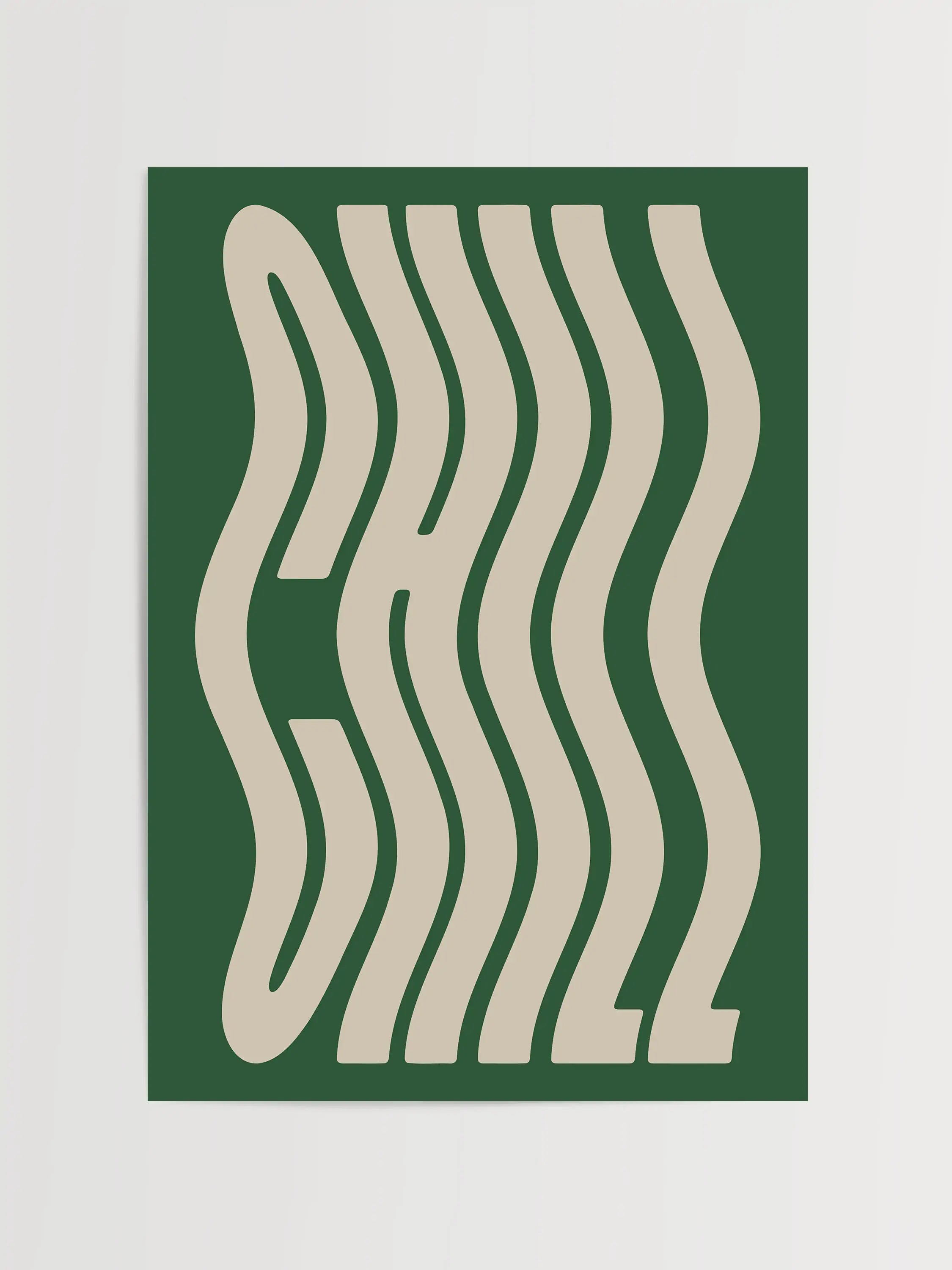 Impression de typographie décontractée