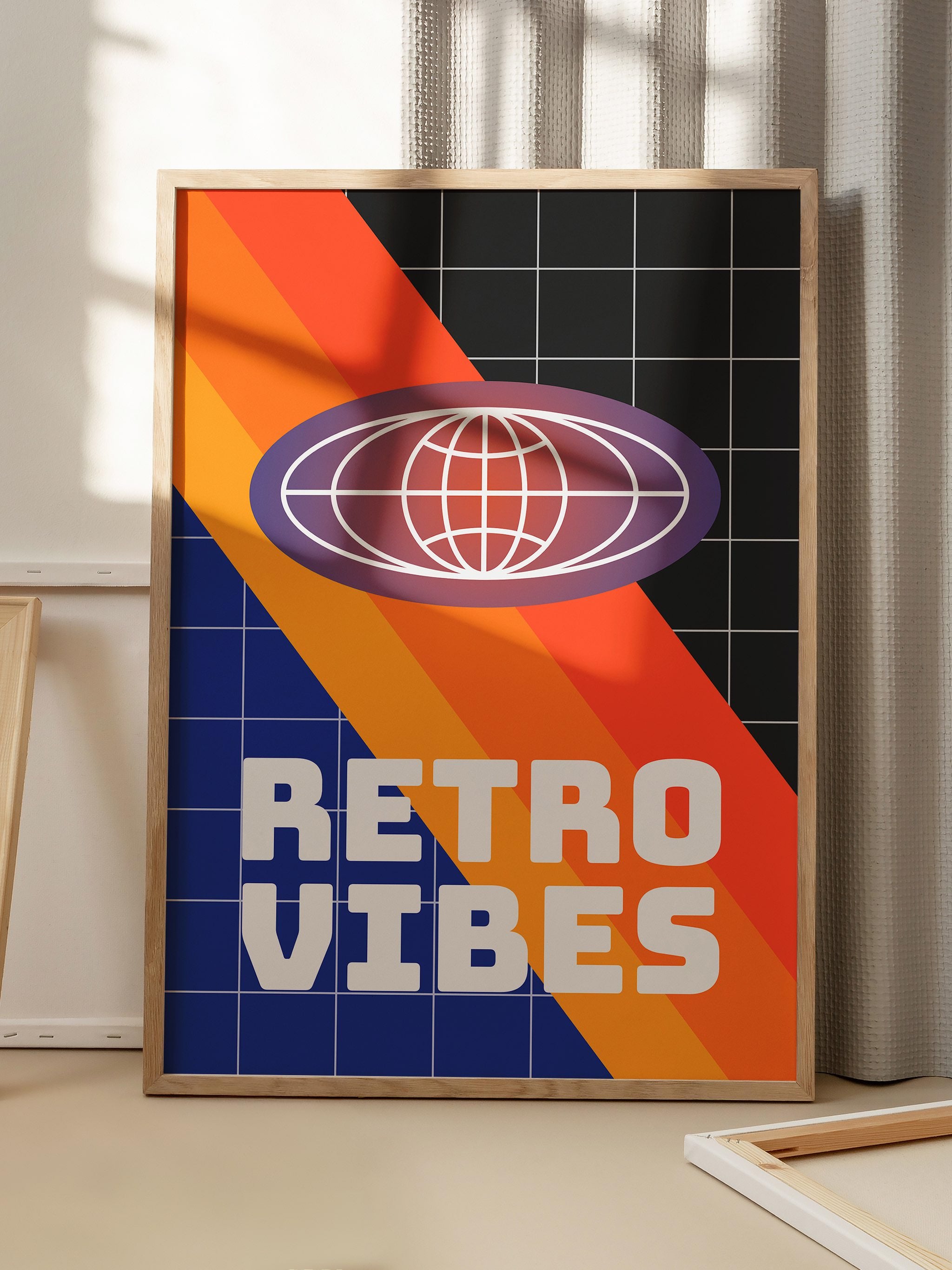 Retro Colorful Vibes-psoter-wall_art-decor-The Poster Square