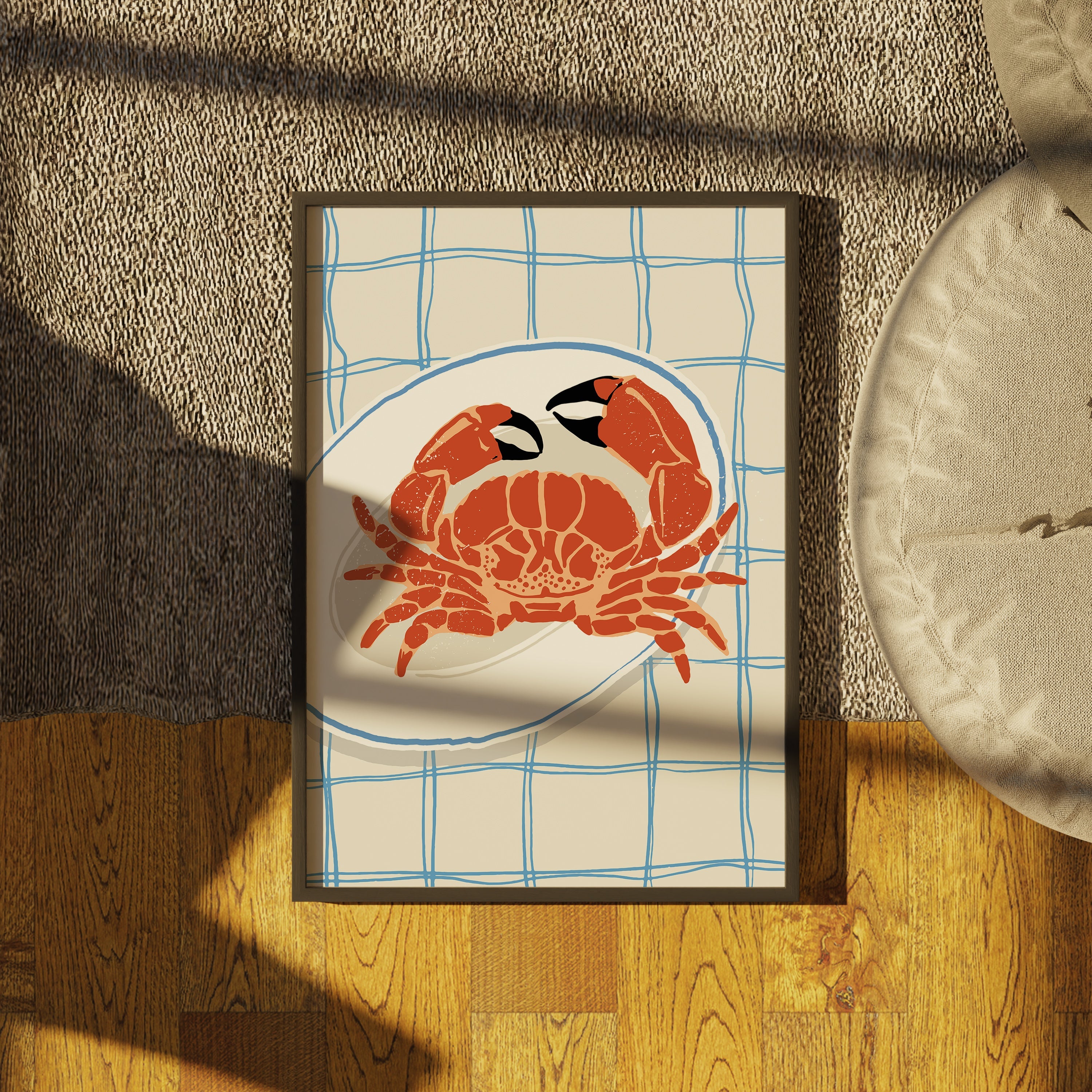 Crab - Food The Poster Square