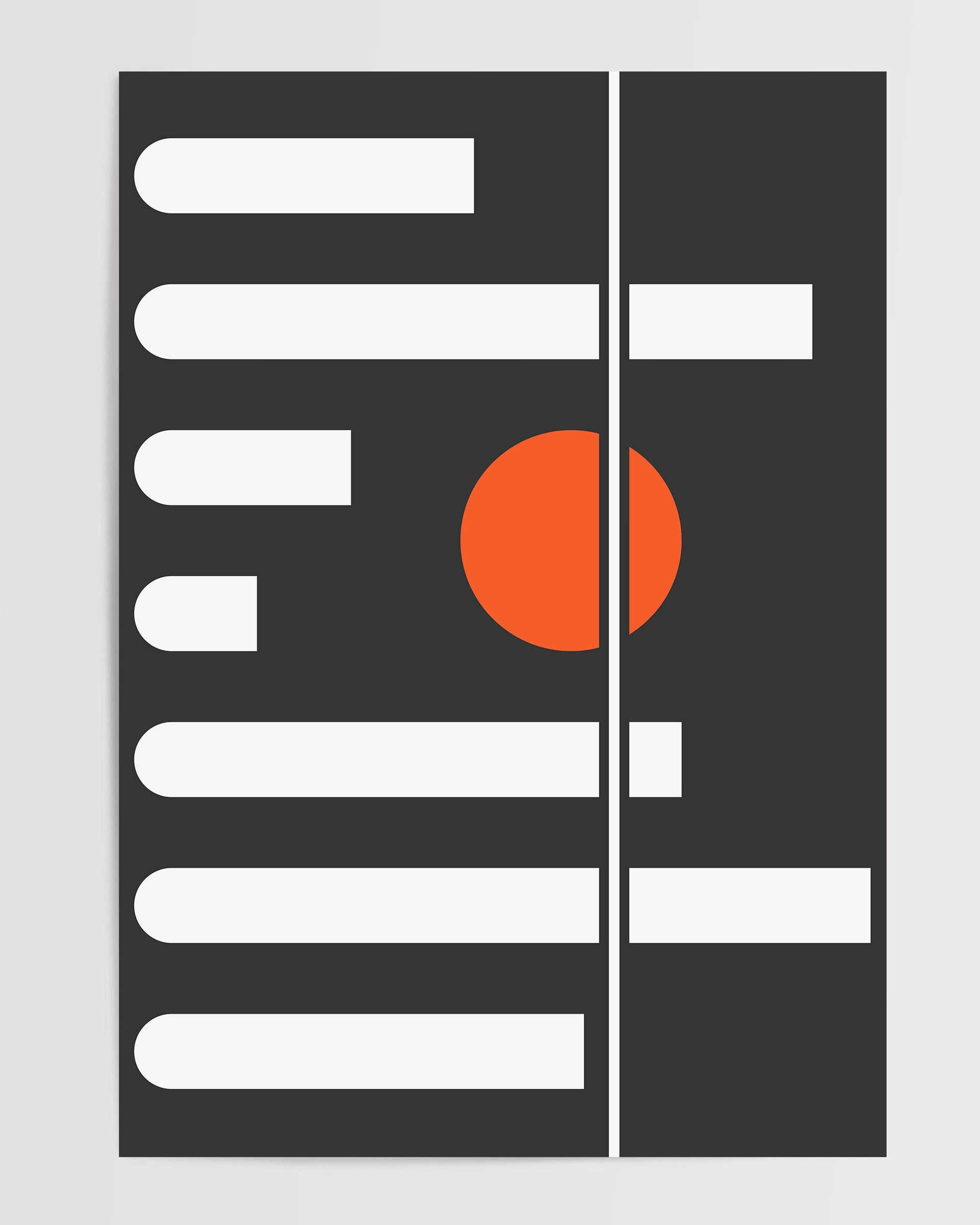 Geometric Eclipse The Poster Square