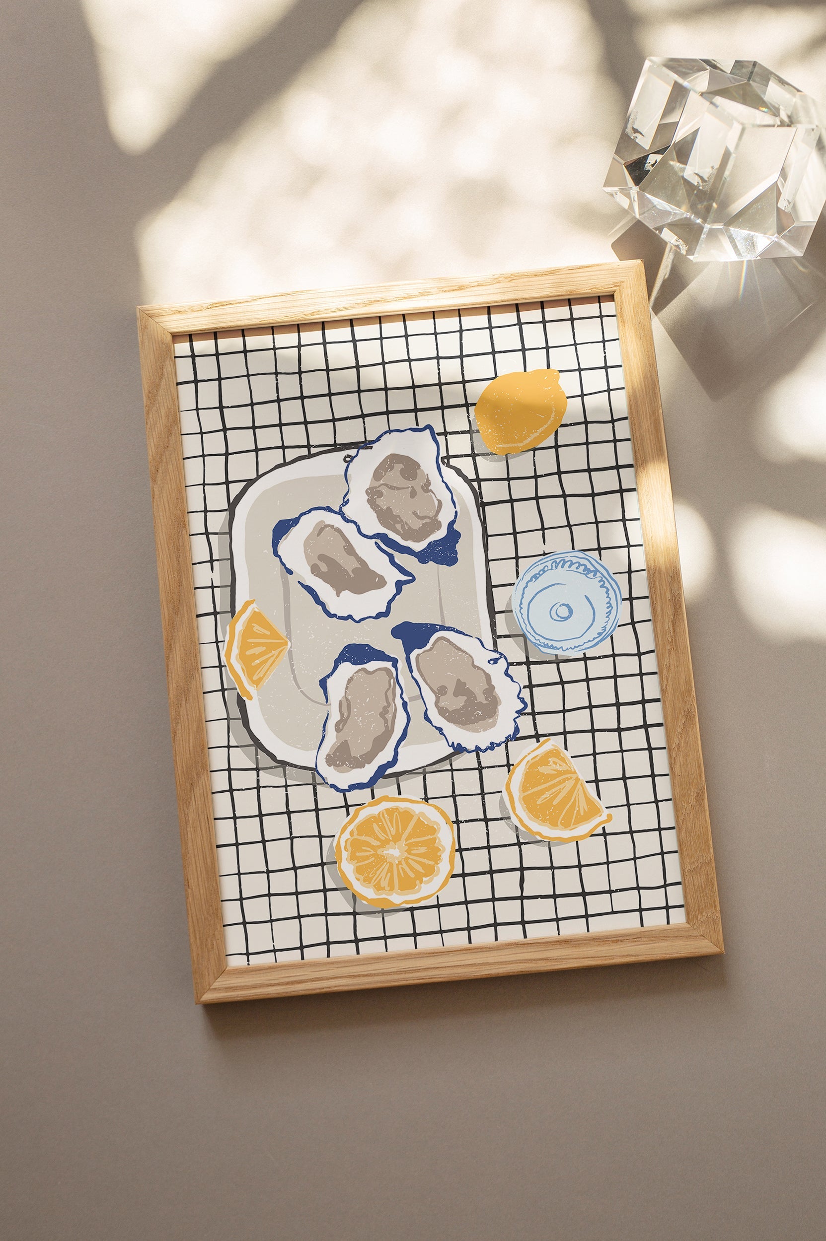 Oysters The Poster Square