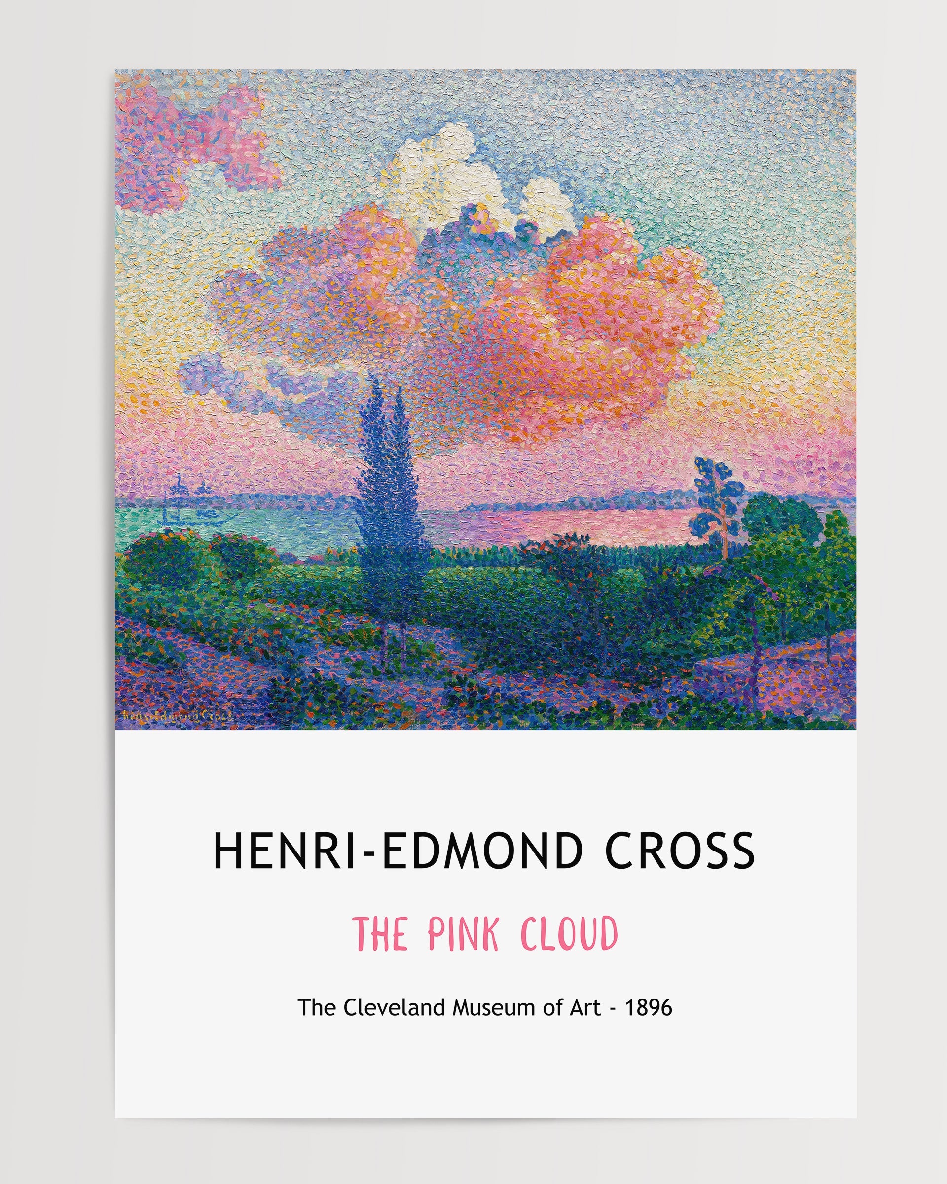 The Pink Cloud (1896) The Poster Square