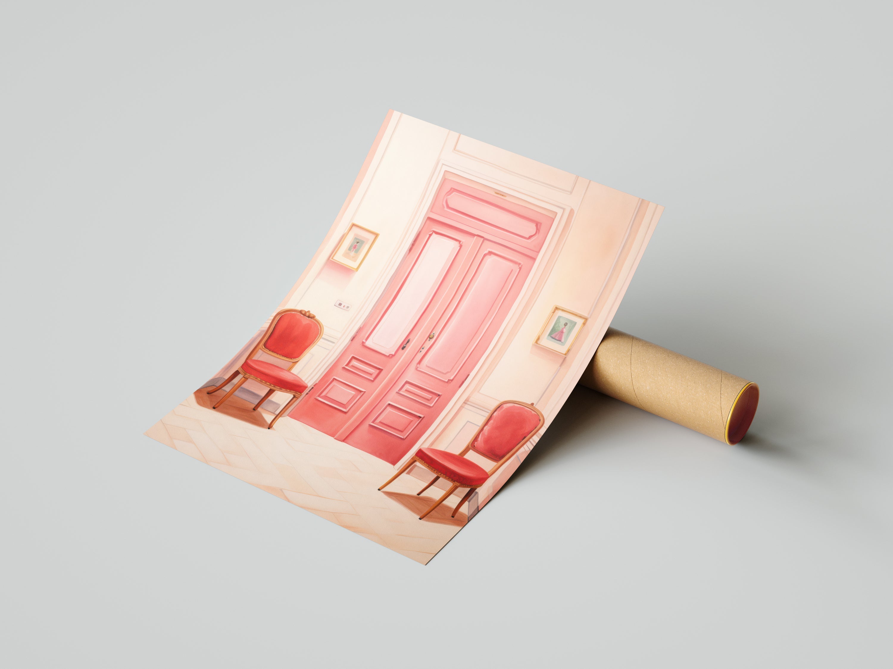 The Red Chair The Poster Square