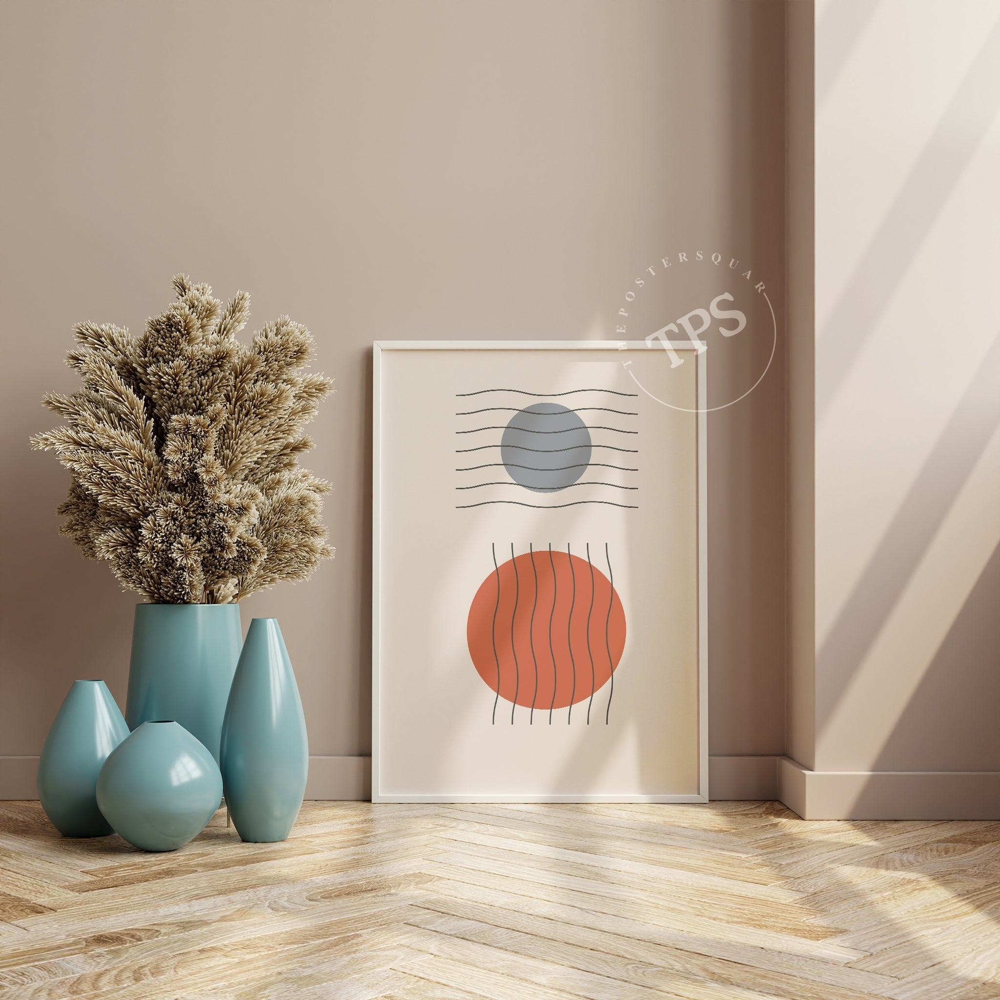 Abstract Mingle N28-psoter-wall_art-decor-The Poster Square