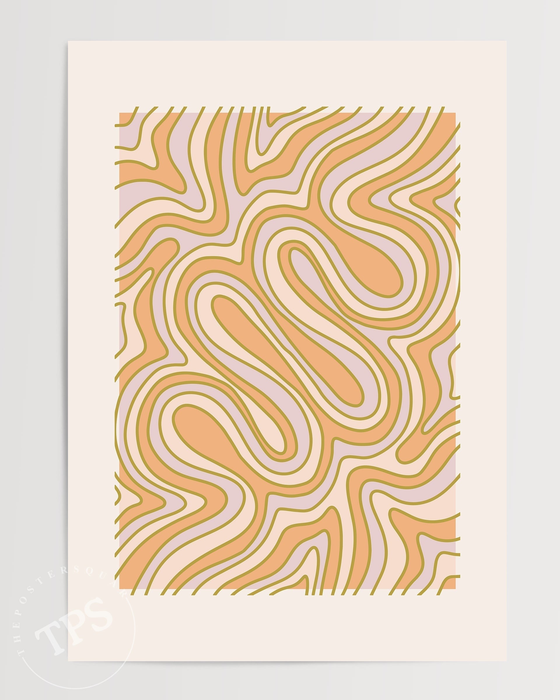 Abstract Mingle N34-psoter-wall_art-decor-The Poster Square