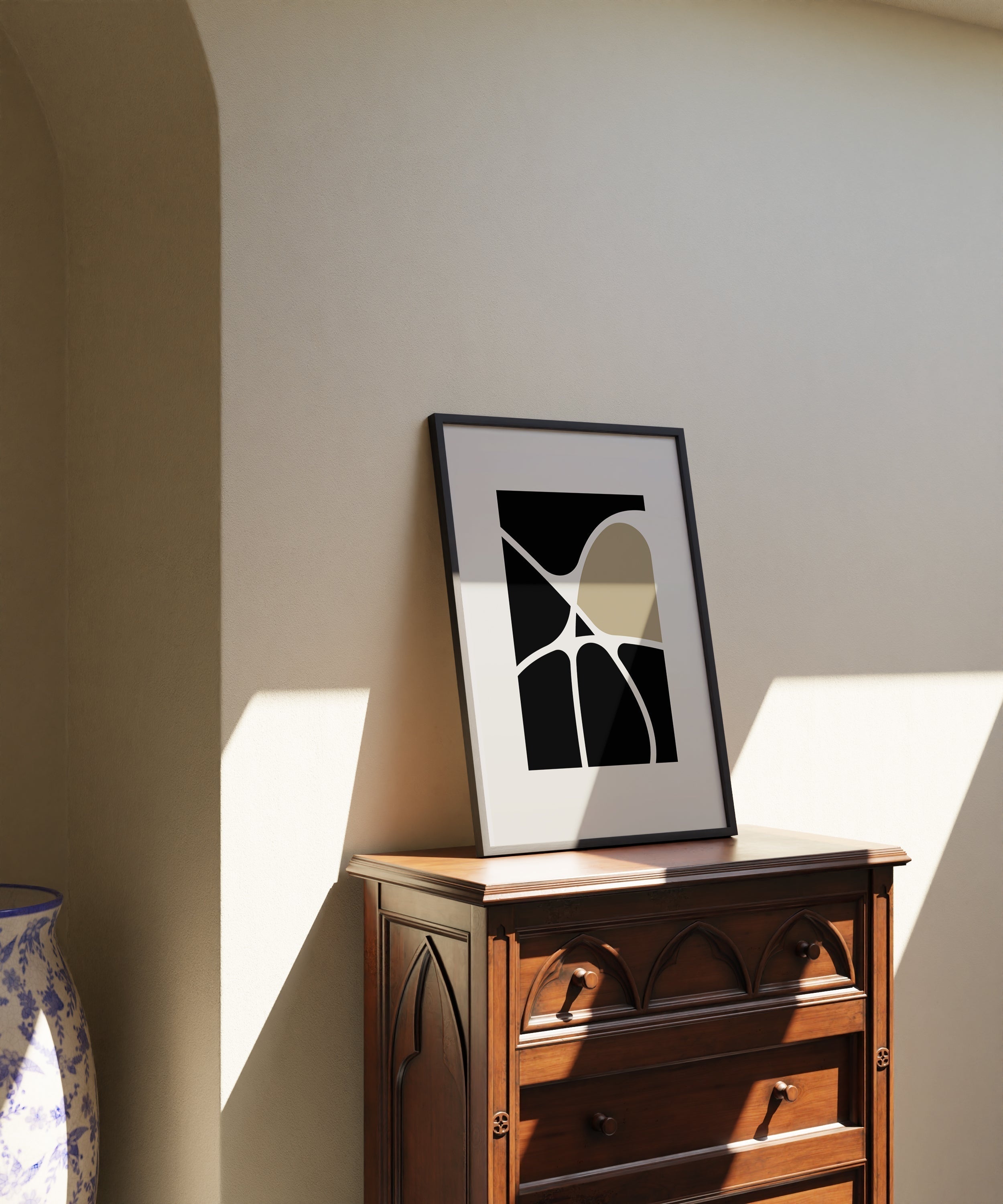 Abstract Wall Art - Minimalistic-psoter-wall_art-decor-The Poster Square