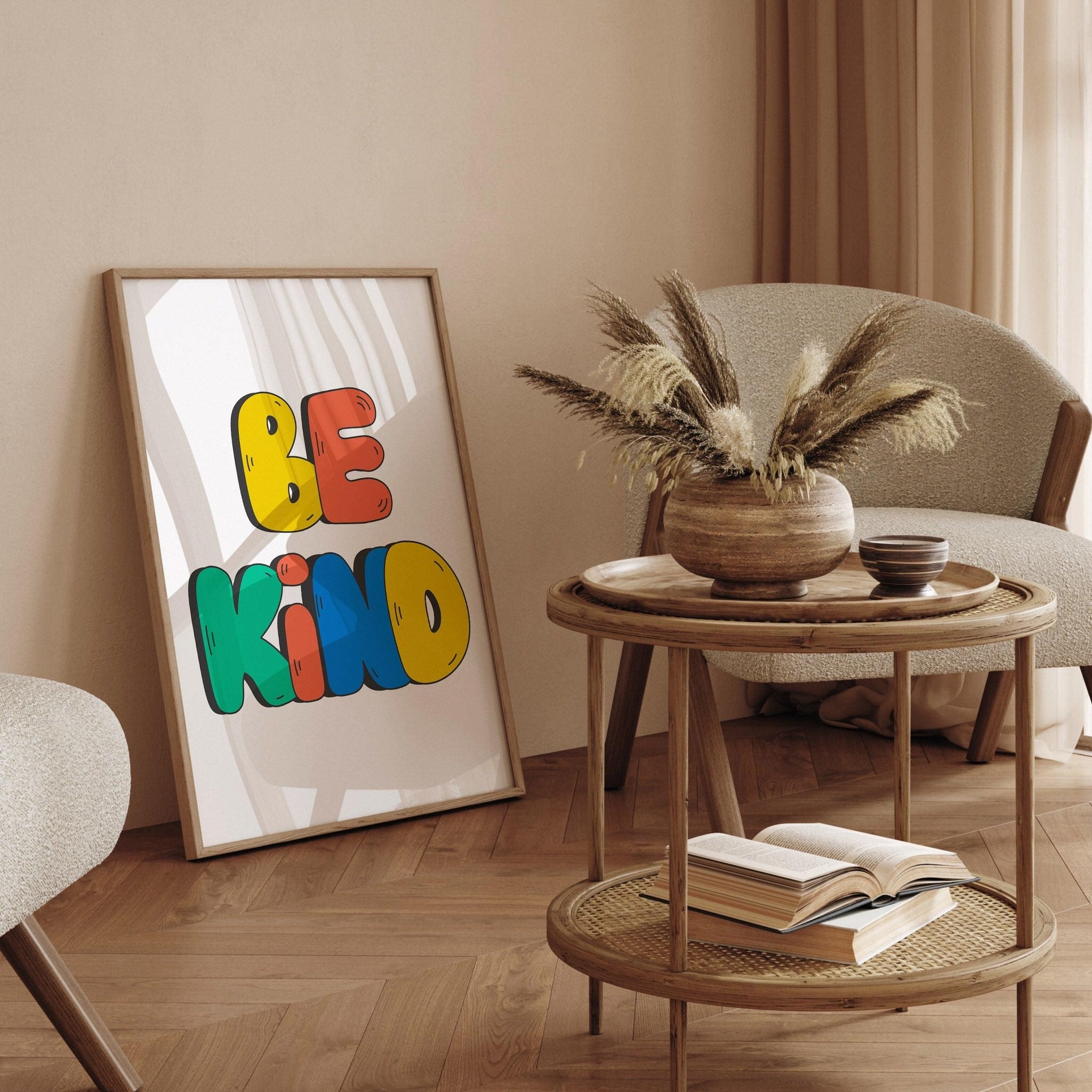 Be Kind No.2-psoter-wall_art-decor-The Poster Square